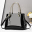 Glossy Large-Capacity Casual Shoulder Crossbody Handbag - Black / 29X13X21CM - Bags Backpacks & Luggage