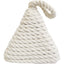 Doorstop Rope Pyra White | 13 x 13 x 15 cm