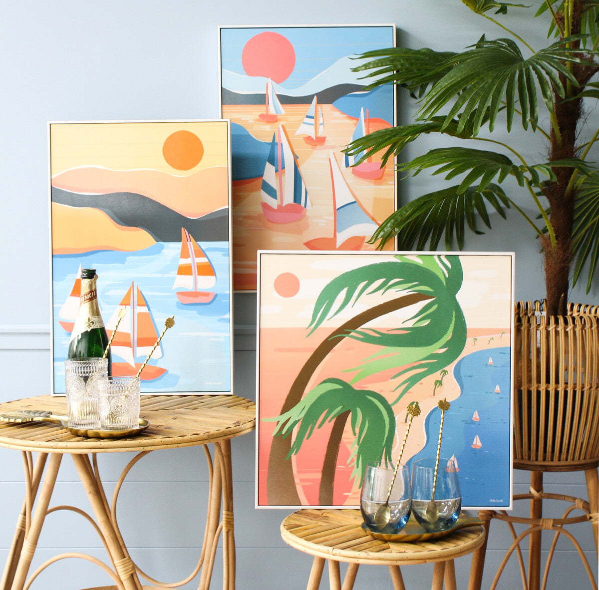 Framed Canvas Island Hopping Secondary image