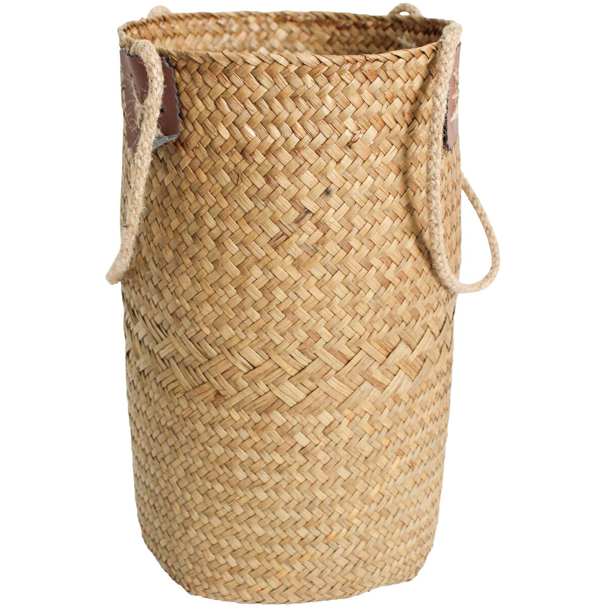 Woven Planter/ Carry All Natural | 25 x 17 x 31 cm