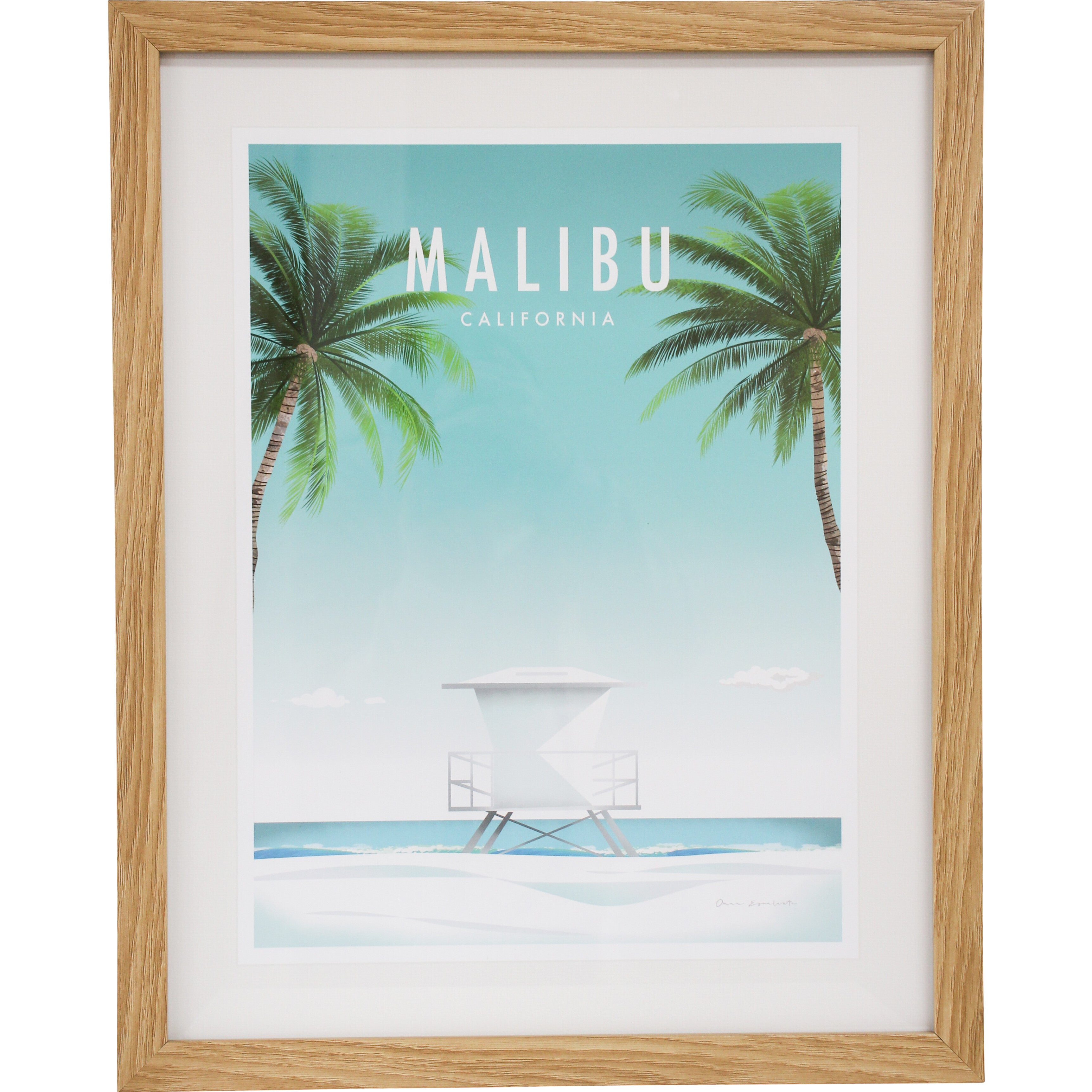 Framed Print Malibu Main image