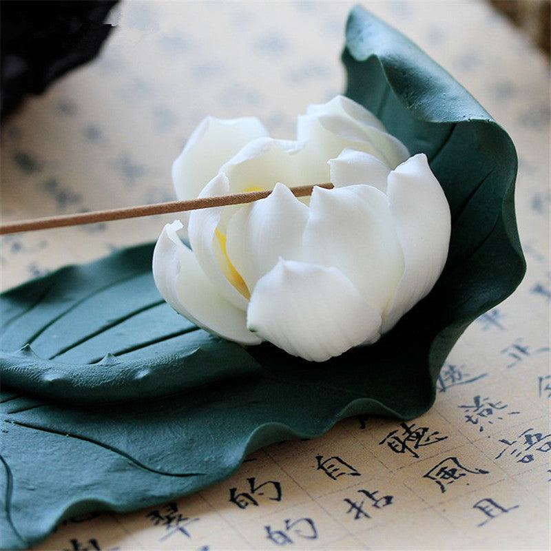 Ceramic incense burner - Green - Incense Stands