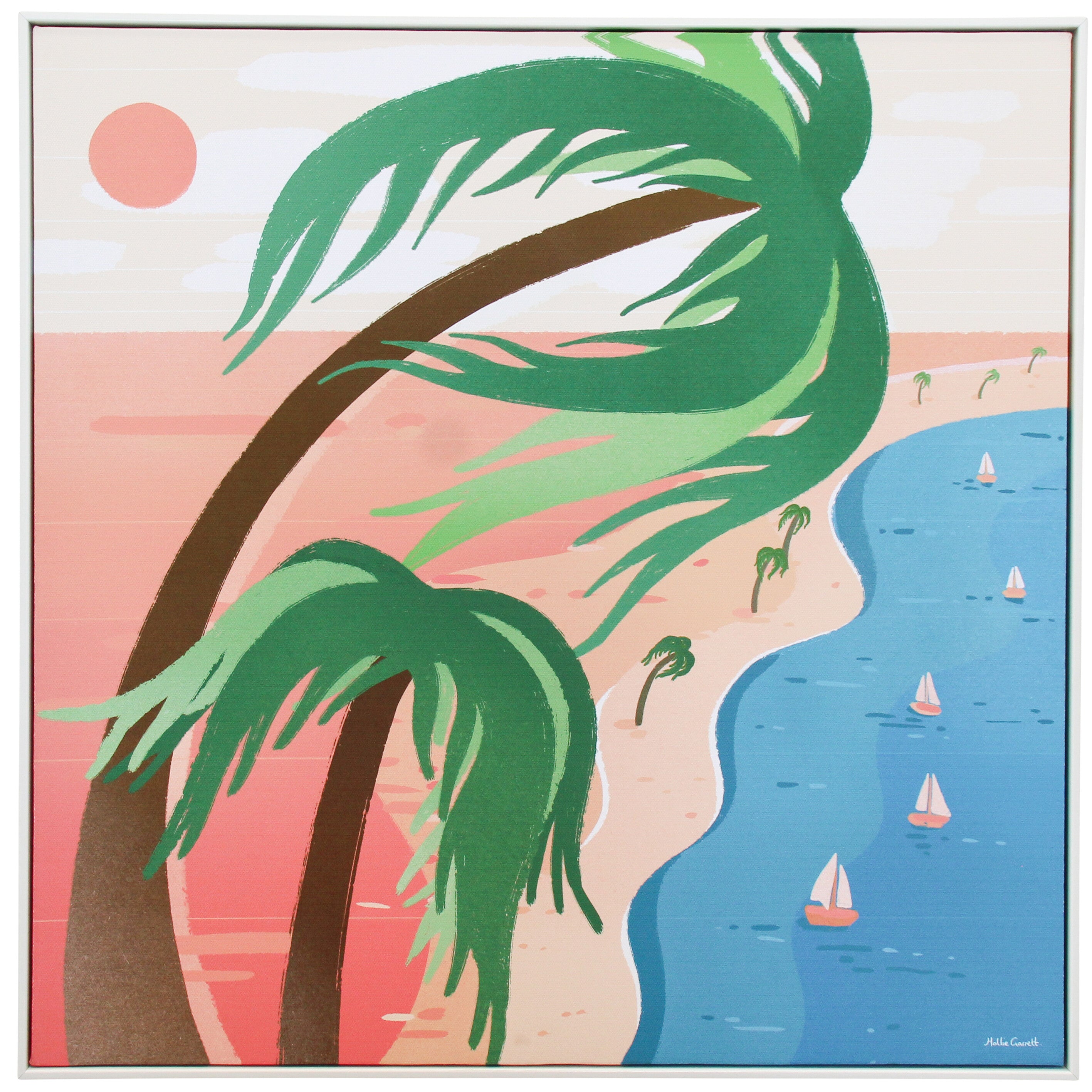 Framed Canvas Beachy Breeze Main image