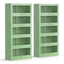 Artiss 2x Buffet Sideboard Cabinet Storage Cupboard Mesh Doors Metal ELIA Green