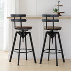 Levede 2x Bar Stool Industrial Adjustable-2006732717995200519