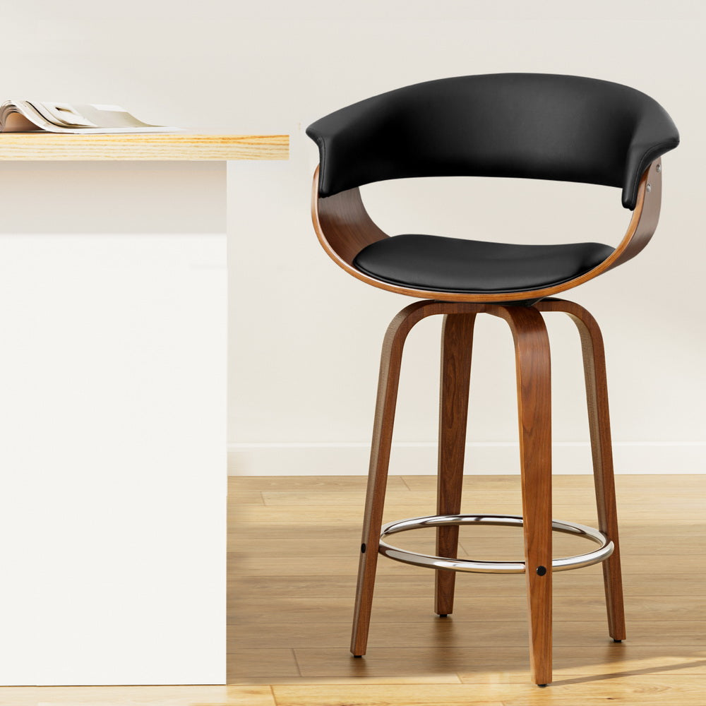 Wooden PV Swivel Bar Stool Main image