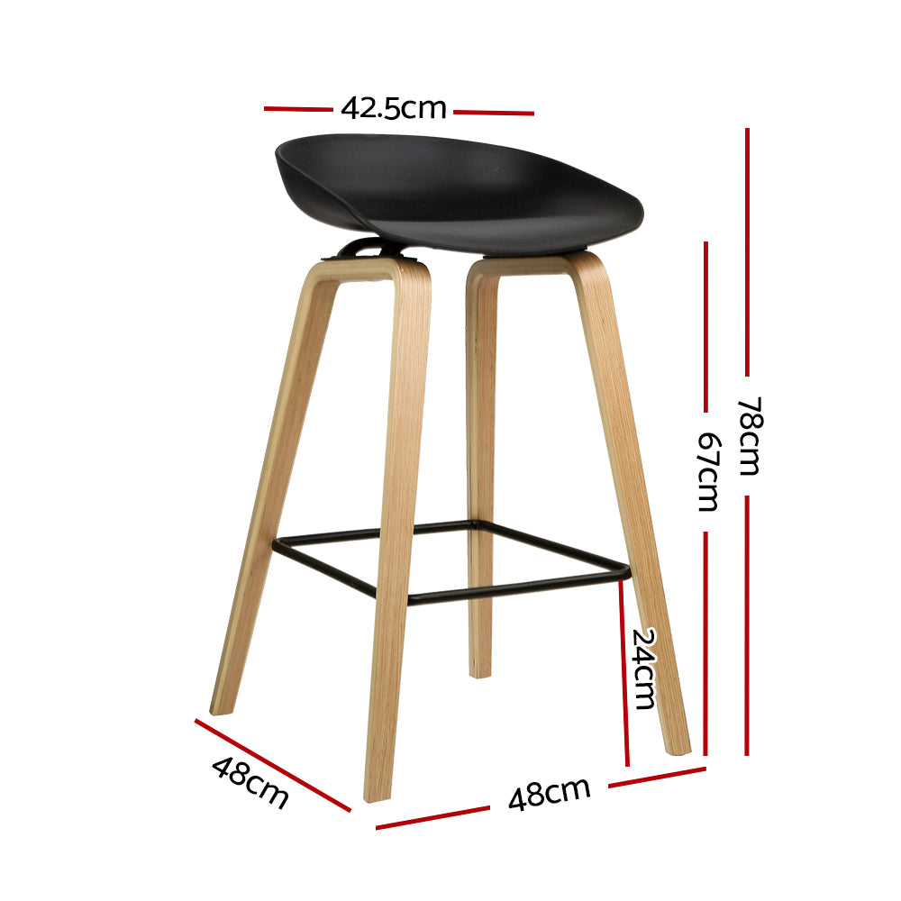 Wooden Bar Stools (set of 2) Secondary image