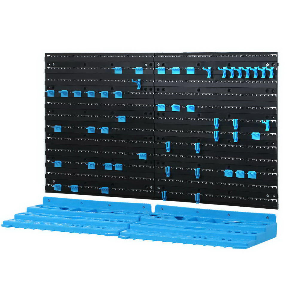 Giantz 54 Storage Bin Rack Wall Mounted Tools Main image