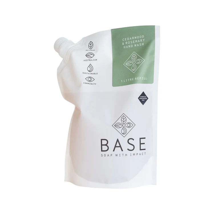 Cedarwood & Rosemary Hand Wash 1 Litre Refill
