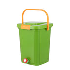 Gardeon 20L Kitchen Compost Bin Food Waste Caddy Drain Tap Green