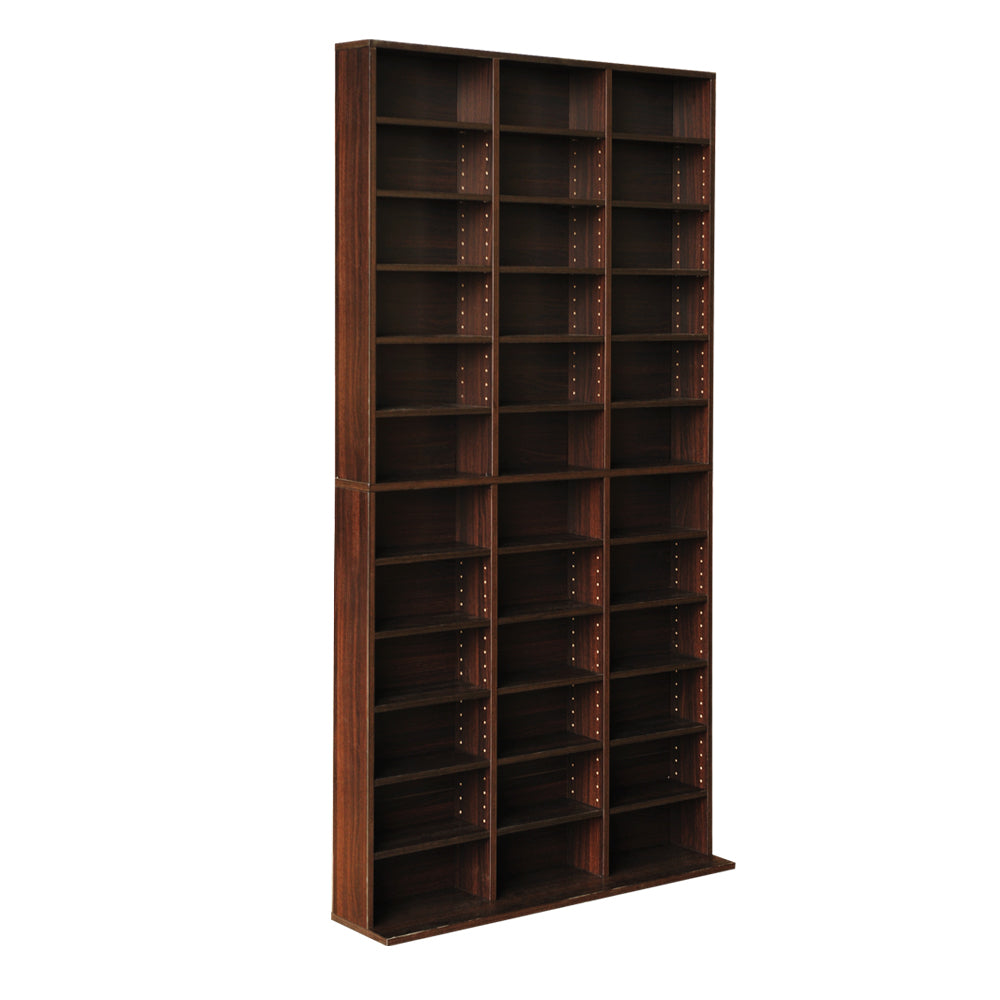 Bookshelf CD Storage Rack - Burnt Walnut Main image