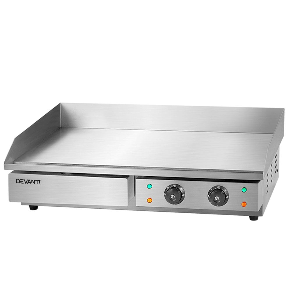 Devanti Commercial Electric Griddle 73cm BBQ Grill Plate 4400W Main image