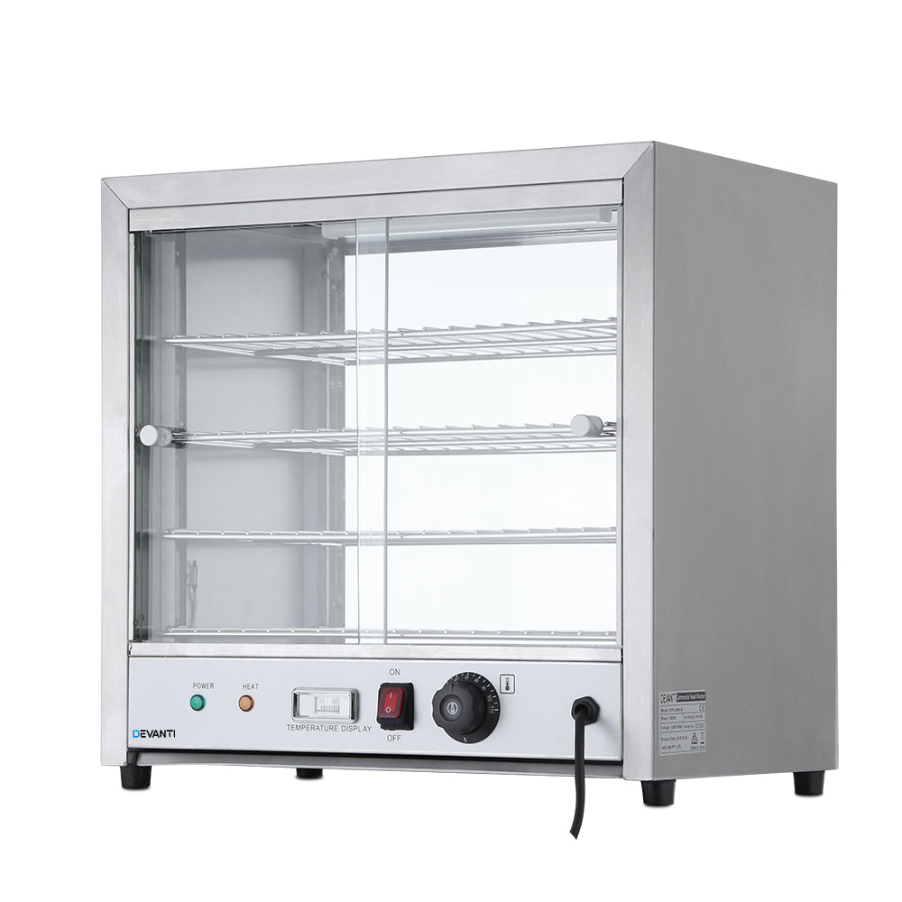 Devanti Commercial Food Warmer Hot Display Showcase Cabinet 54cm Hauptbild