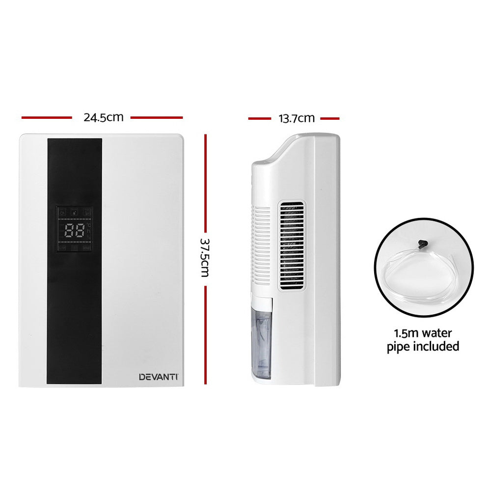 Devanti Dehumidifier 2L Air Purifier White Secondary image