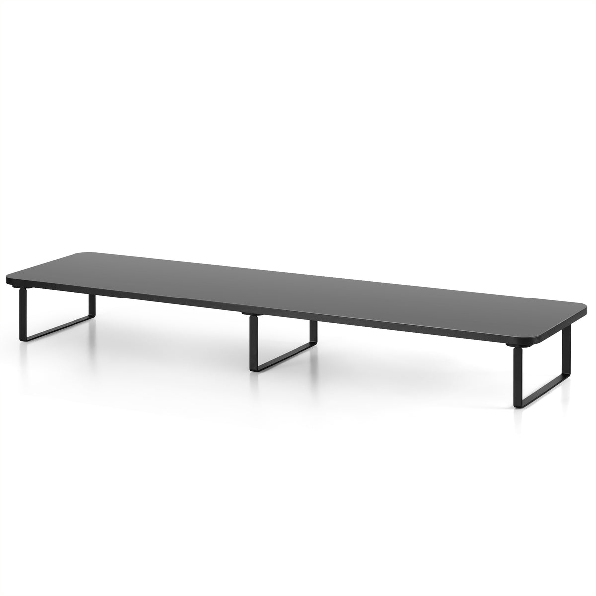 Artiss Dual Monitor Stand 100cm Riser Large Laptop Stand Desk Organiser Black Main image