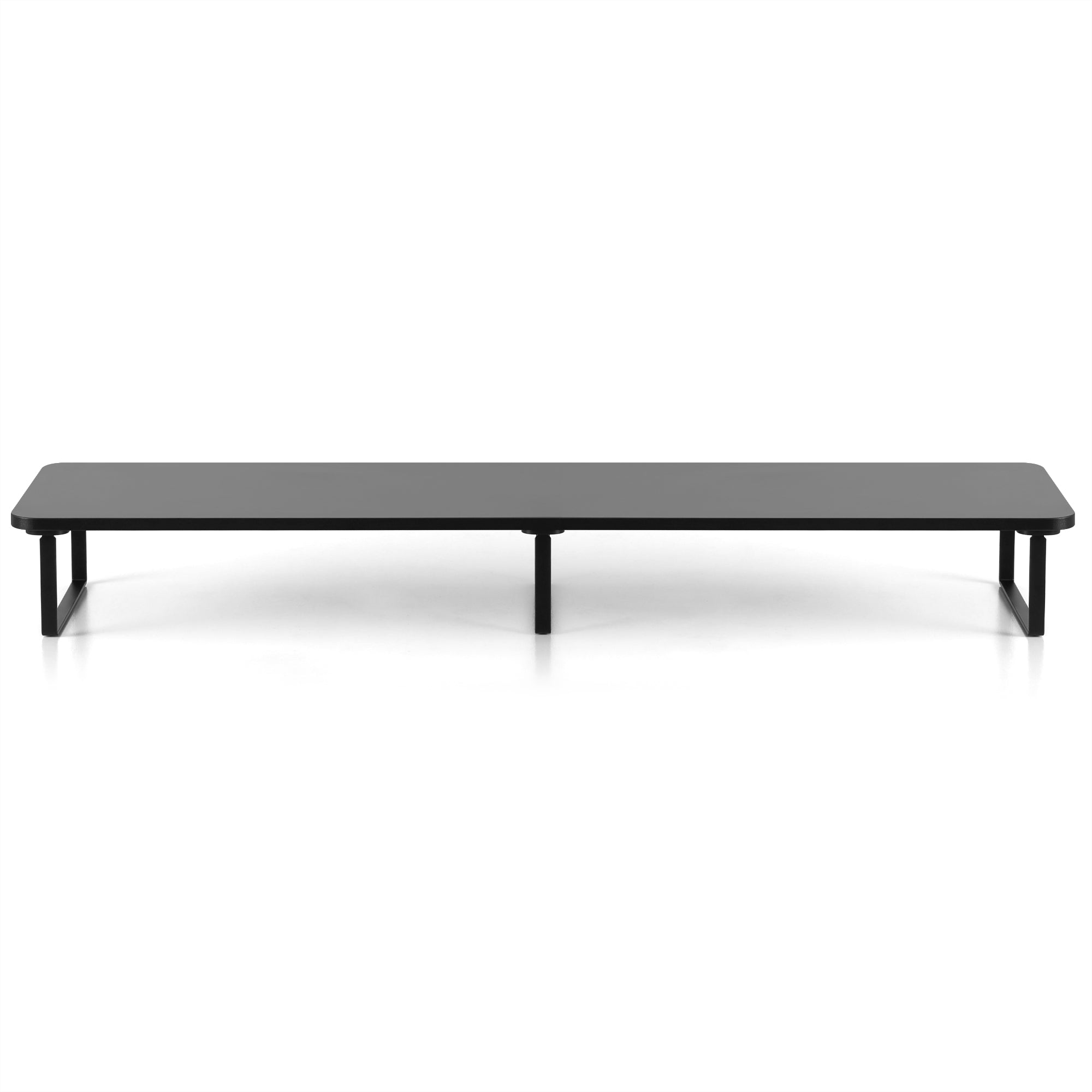 Artiss Dual Monitor Stand 100cm Riser Large Laptop Stand Desk Organiser Black