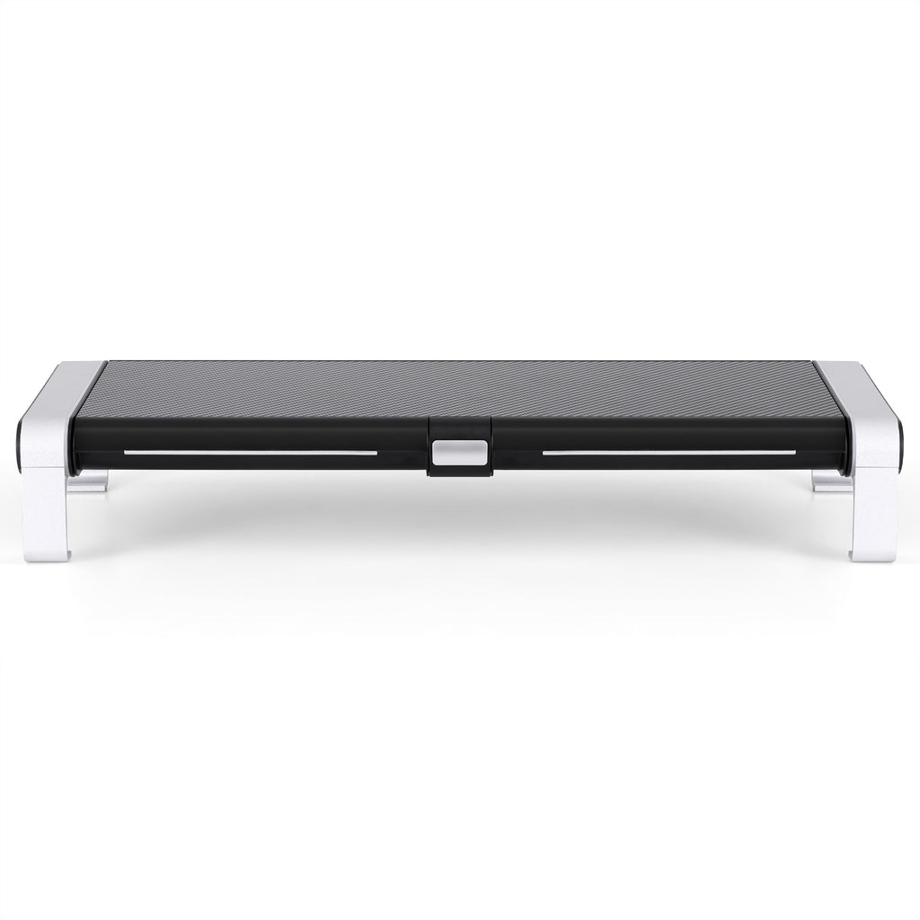 Artiss RGB Monitor Stand with USB Hub Desk Organiser Charging Stand Computer Stand Black