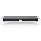 Artiss RGB Monitor Stand with USB Hub Desk Organiser Charging Stand Computer Stand Black