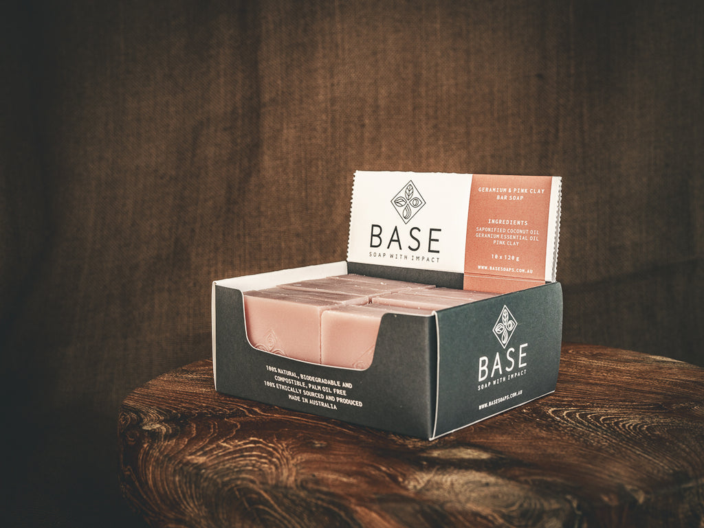 Geranium and Pink Clay