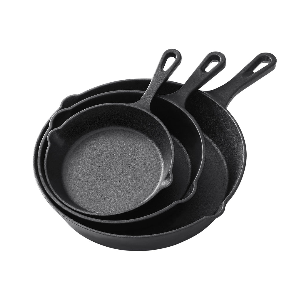 5-star chef Non Stick Frying Pan Cast Iron 3PCS Hauptbild