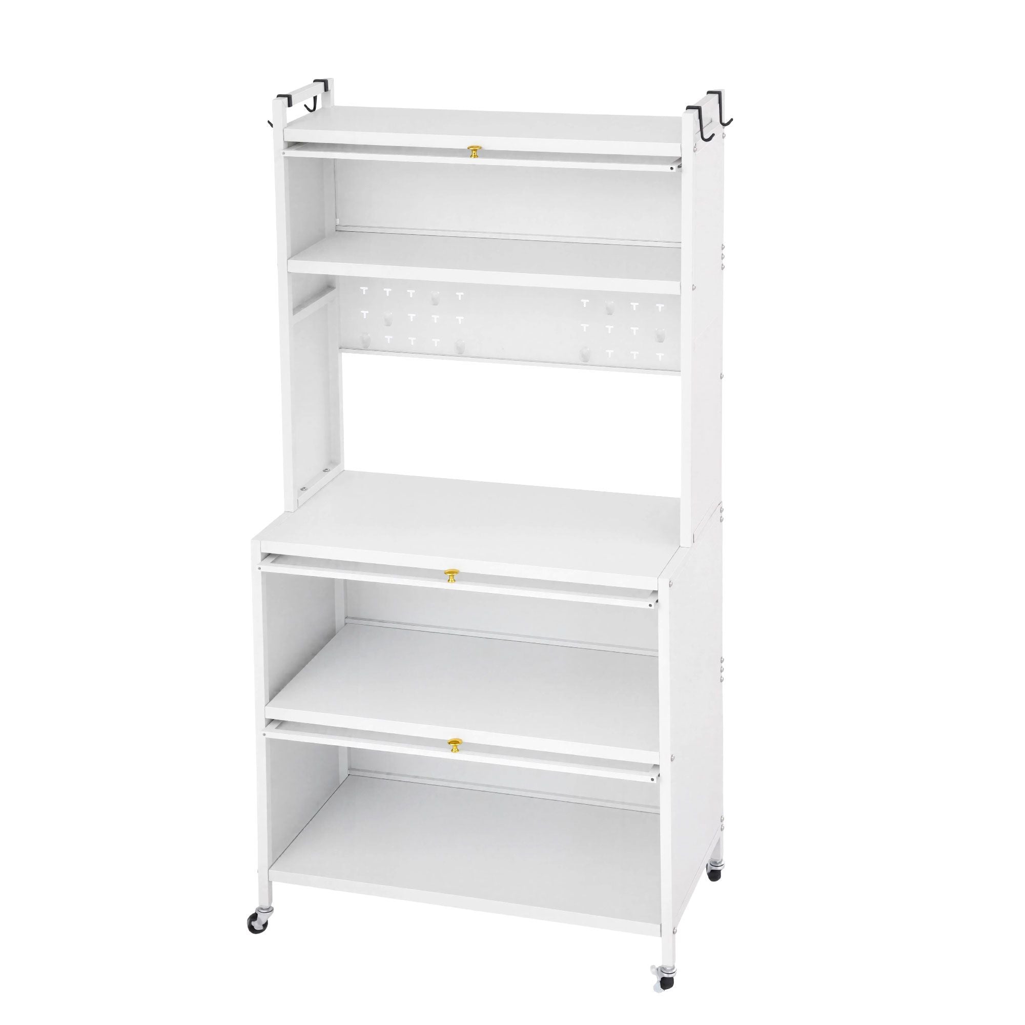 Kitchen Cabinet Storage Shelves Pegboard Cupboard Sideboard 80cm x 164cm Main image