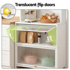 Artiss Kitchen Cabinet Storage Shelves Pegboard Cupboard Sideboard 80CMX164CM