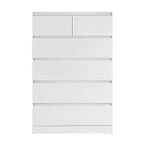 Artiss 6 Chest of Drawers - PEPE White