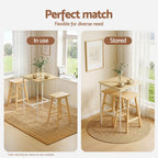 Artiss Bar Table Counter Height Kitchen High Dining Desk Pub 60x92cm Modern Pine