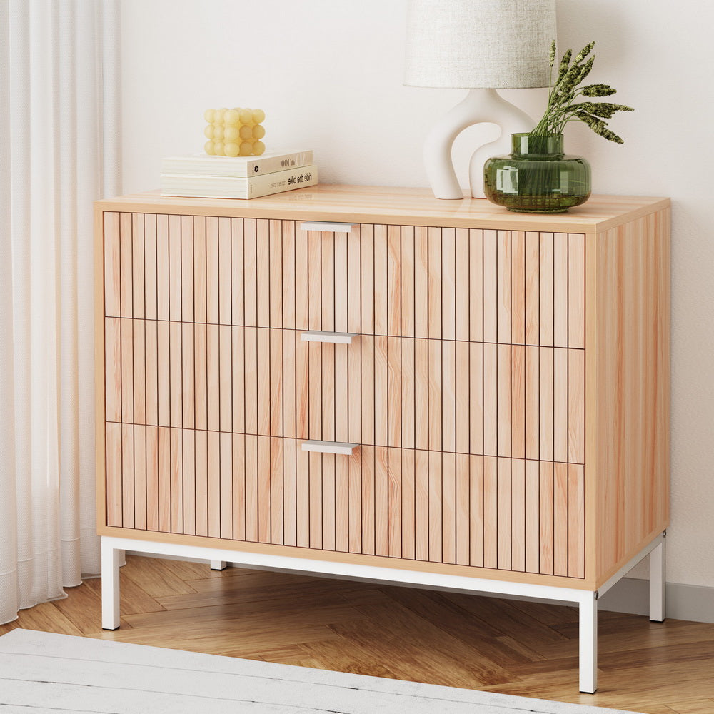 Lura Pine Chest of Drawers (3-drawer) Main image