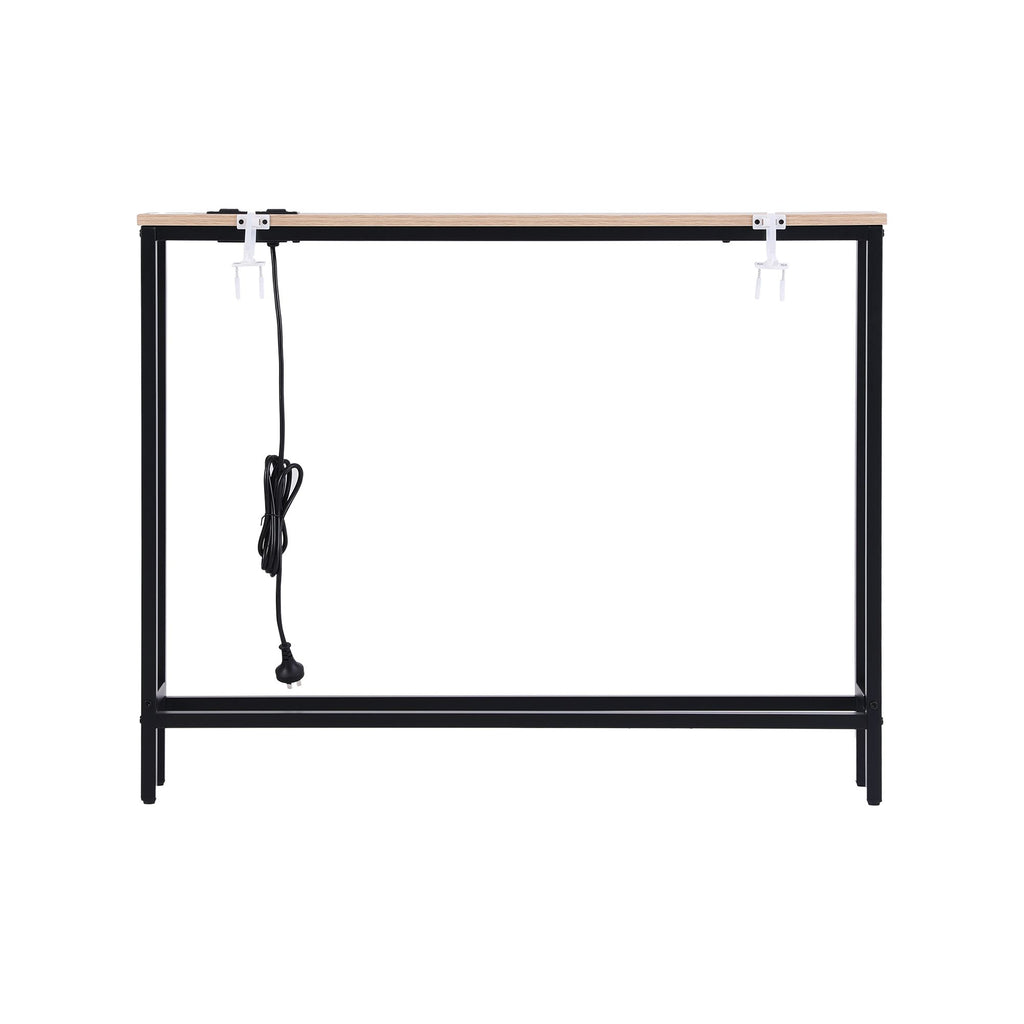 Artiss Console Table Entryway Hallway Display Desk Charging Station Wood