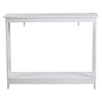 Artiss Console Table Entryway Hallway Display 2-Tier Narrow Sofa Table 100CM White