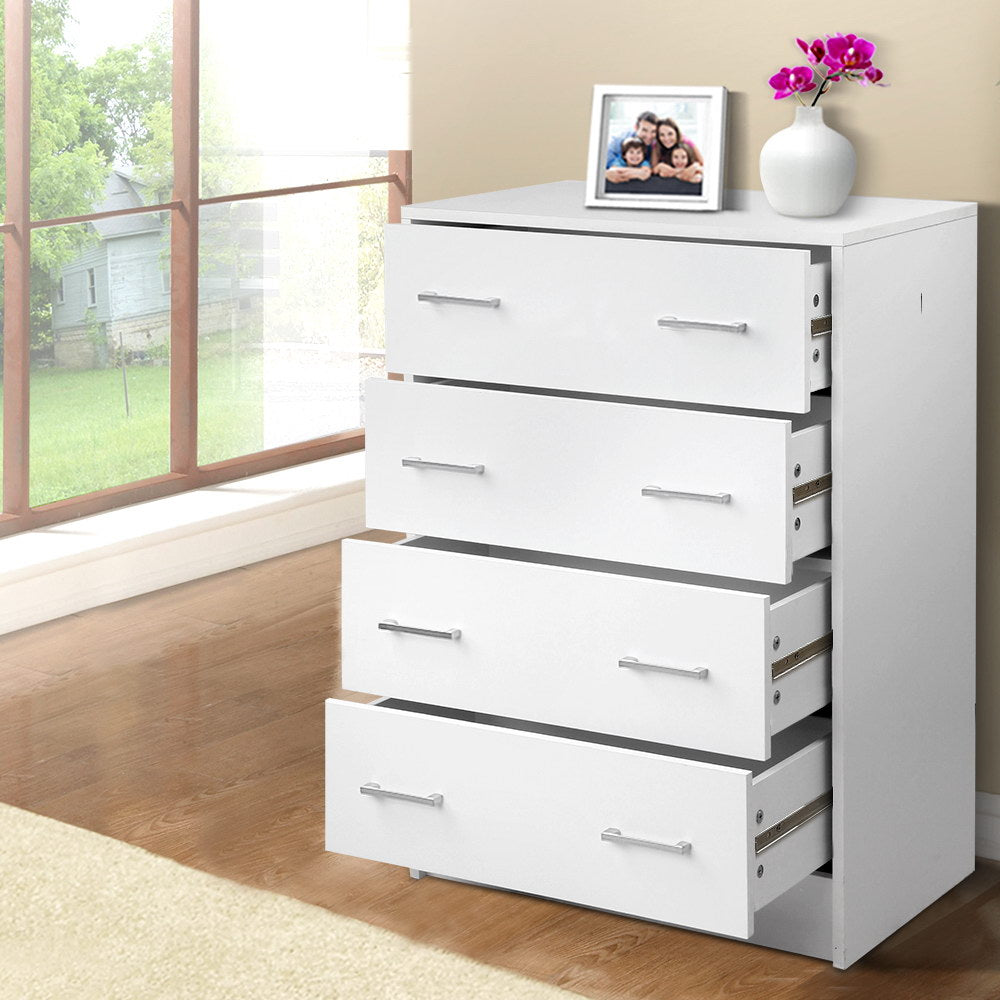 Andes 4-drawer Chest of Drawers - White Main image