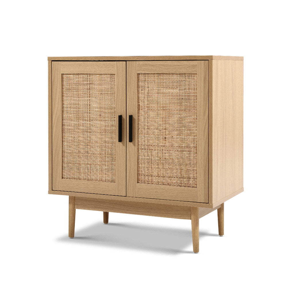 Briony 2-door Rattan Buffet Sideboard - Oak Main image