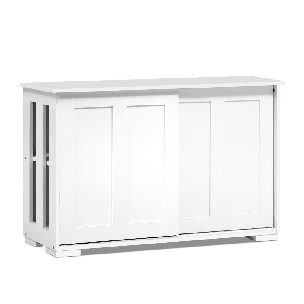 Sera Buffet Sideboard w/ Sliding Doors - White Main image