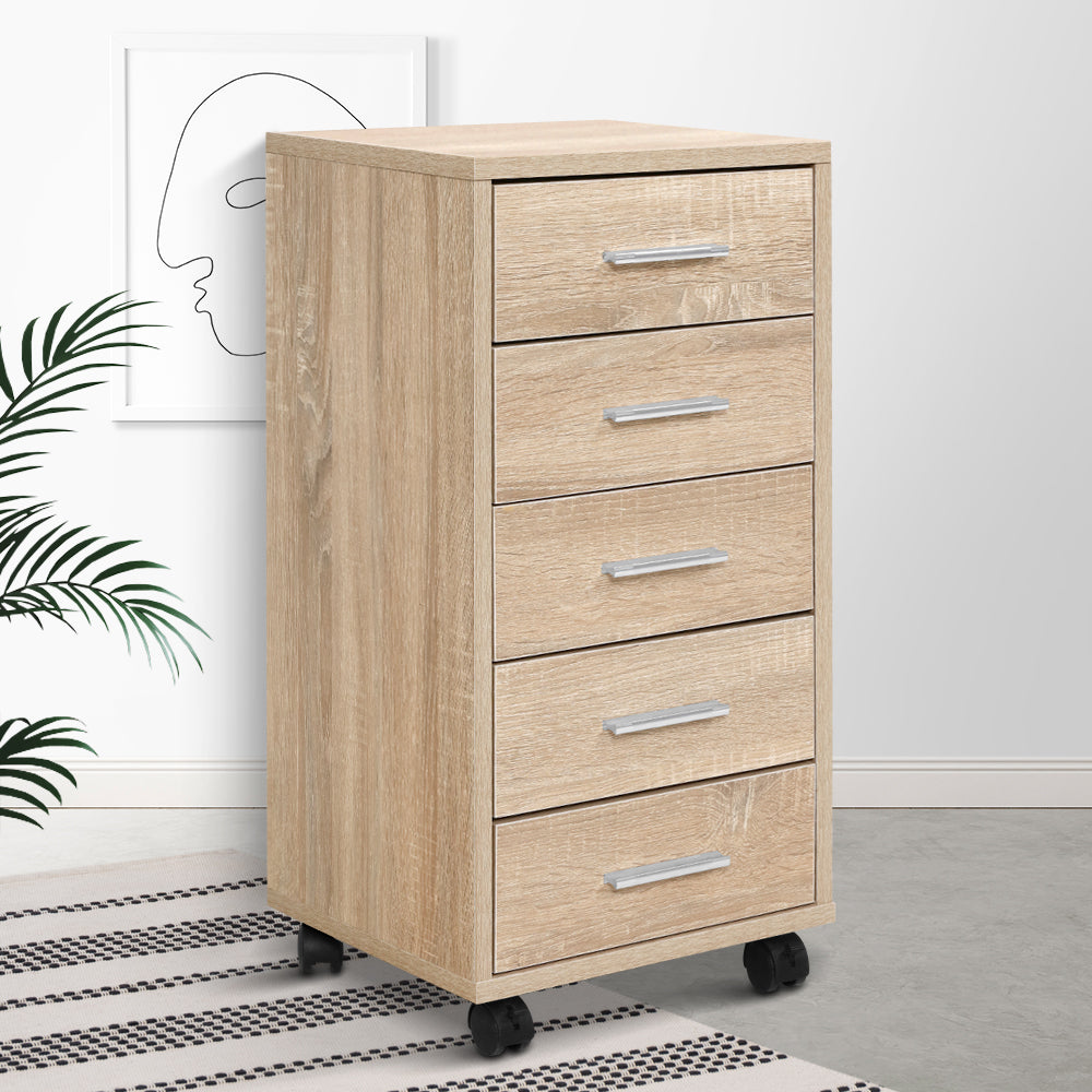 5-drawer Office Storage Organiser Filing Cabinet Main image
