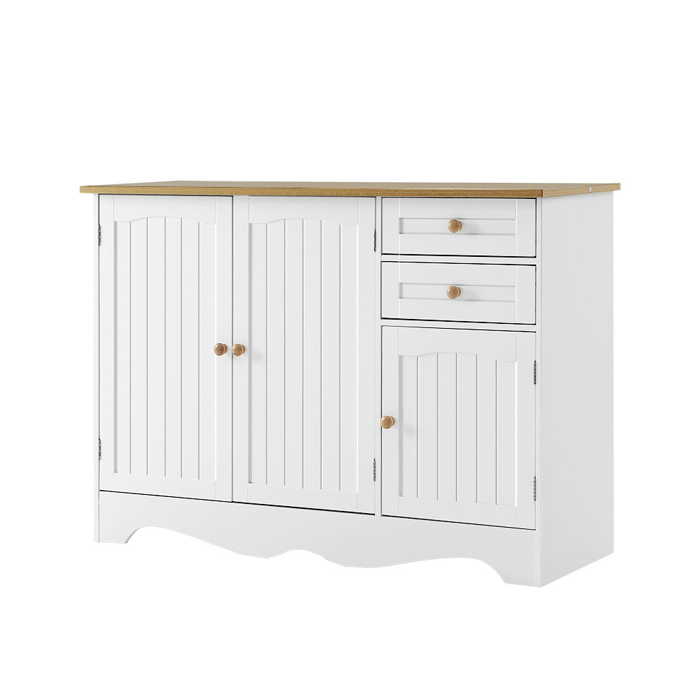 Berne 3-door Buffet Sideboard - White Main image