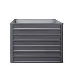 Green Fingers 2x Garden Bed 100x100x77cm Planter Box Raised Container Galvanised
