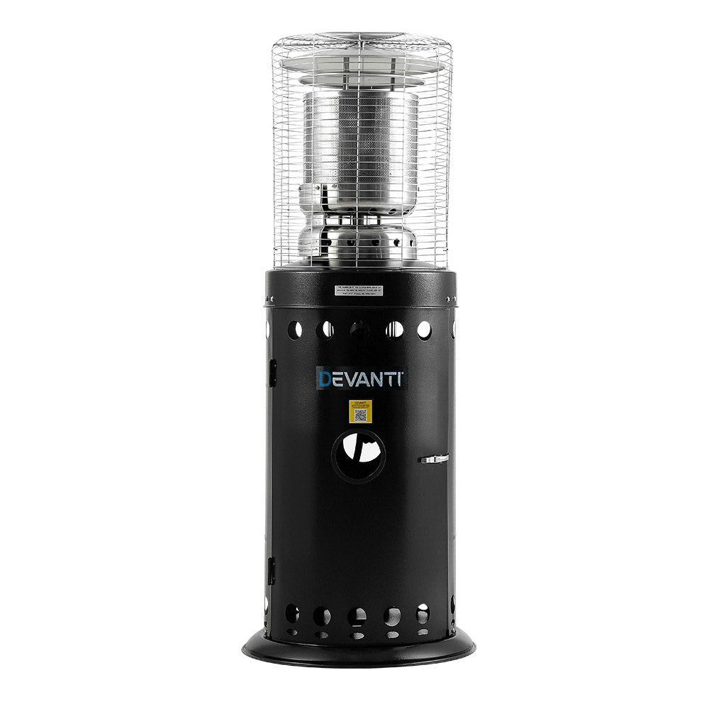 Devanti Outdoor Gas Patio Heater Black Main image