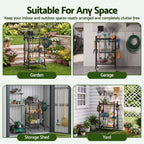 Gardeon Garden Tool Organizer with Wheels Heavy Duty Garage Yard Storage Cart