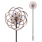 Gardeon Garden Windmill Metal Wind Spinner Double Layer 190cm Bronze