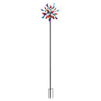 Gardeon Garden Windmill Metal Double Wind Spinner Outdoor Lawn Decor 190cm