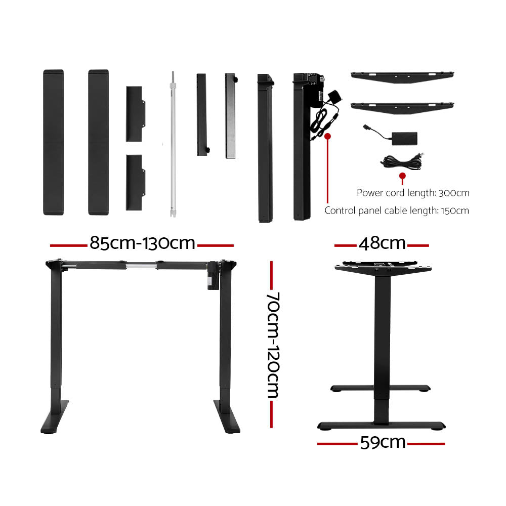 Standing Desk Motorised White 140CM Secondary image