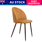 Levede 4x Dining Chairs Seat French Mustard-2006732721786851337