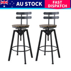 Levede 2x Bar Stool Industrial Adjustable-2006732717995200521