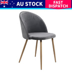 Levede 4x Dining Chairs Seat French Grey-2006732720729886729