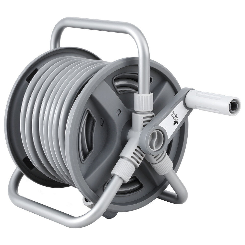 Green Fingers 20m Retractable Garden Hose Reel Heavy Duty 1/2" Hose Auto Rewind Main image