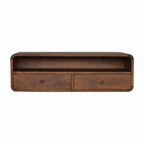 Floating Chestnut Open Console
