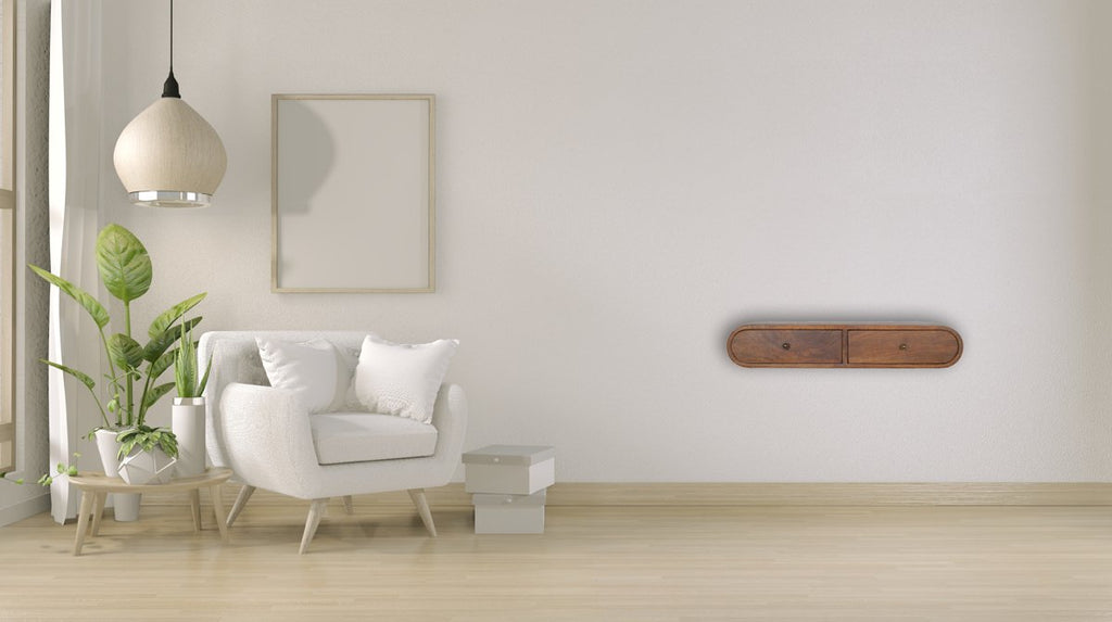 Floating Chestnut London Console