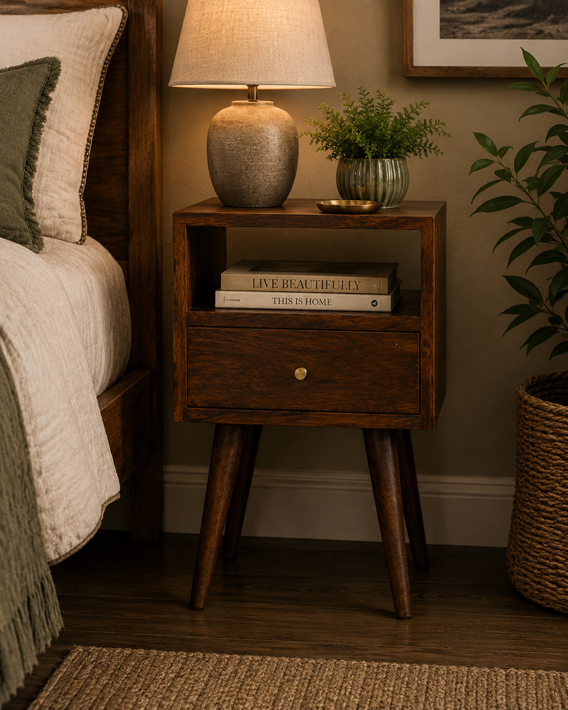 Mini Chestnut Bedside