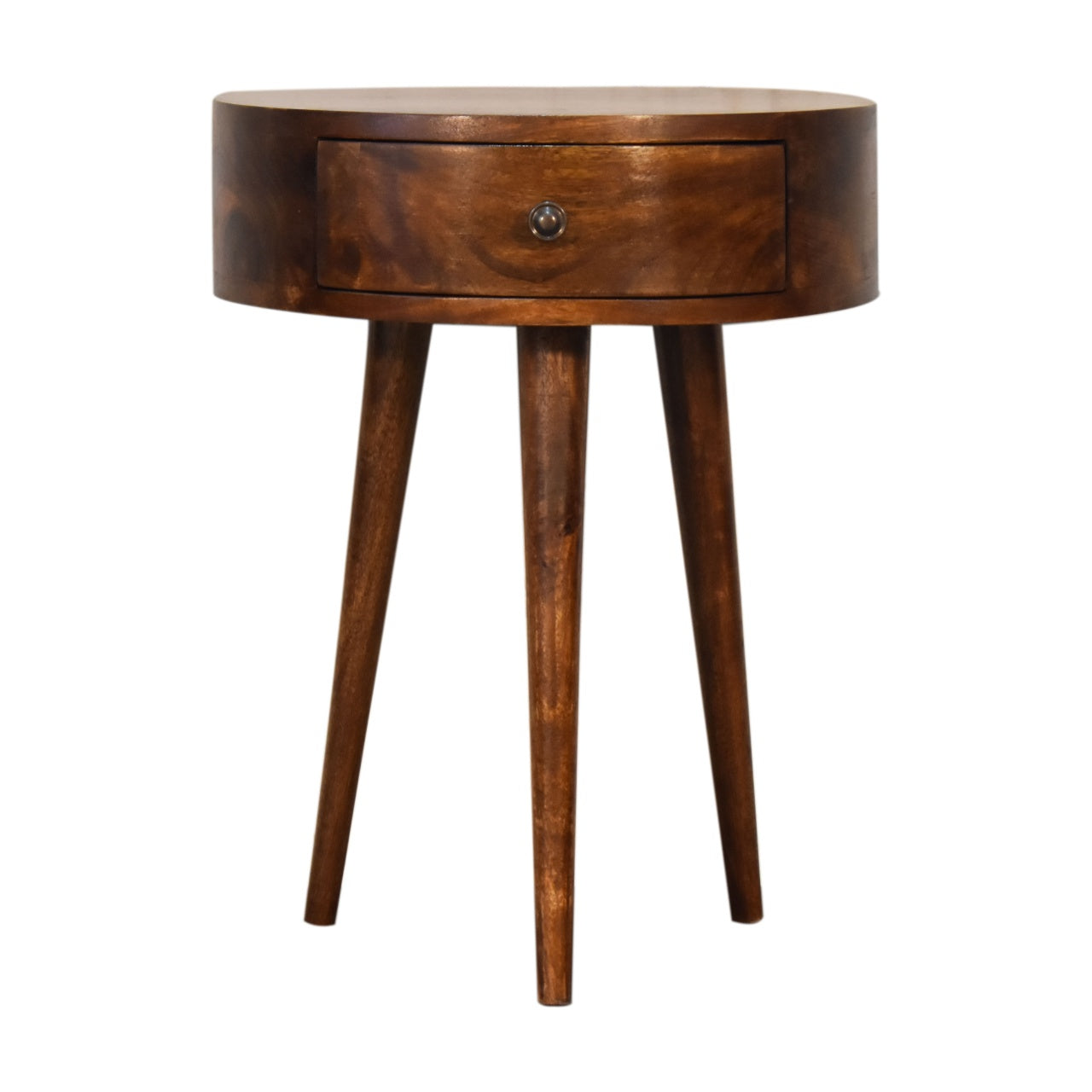 Chestnut Semi Circle Bedside Main image